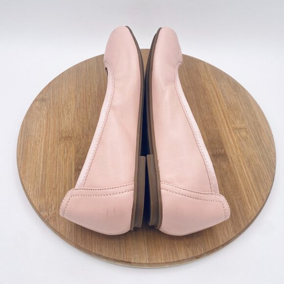 Vionic Shoes Womens 10 Pink Leather Orthotic Ballet Flats Caroll - Picture 9 of 12